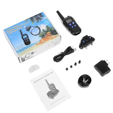 2Km Dog Training Collar with Walkie-Talkie Rechargeable Dog Shock Vibration Beep