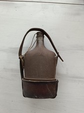 Une gourde avec cuire Cavalerie Français Modèlen1884 14/18 ww1 militaria.
