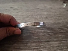 Star Sun Carving Himalayan Mantra Cuff