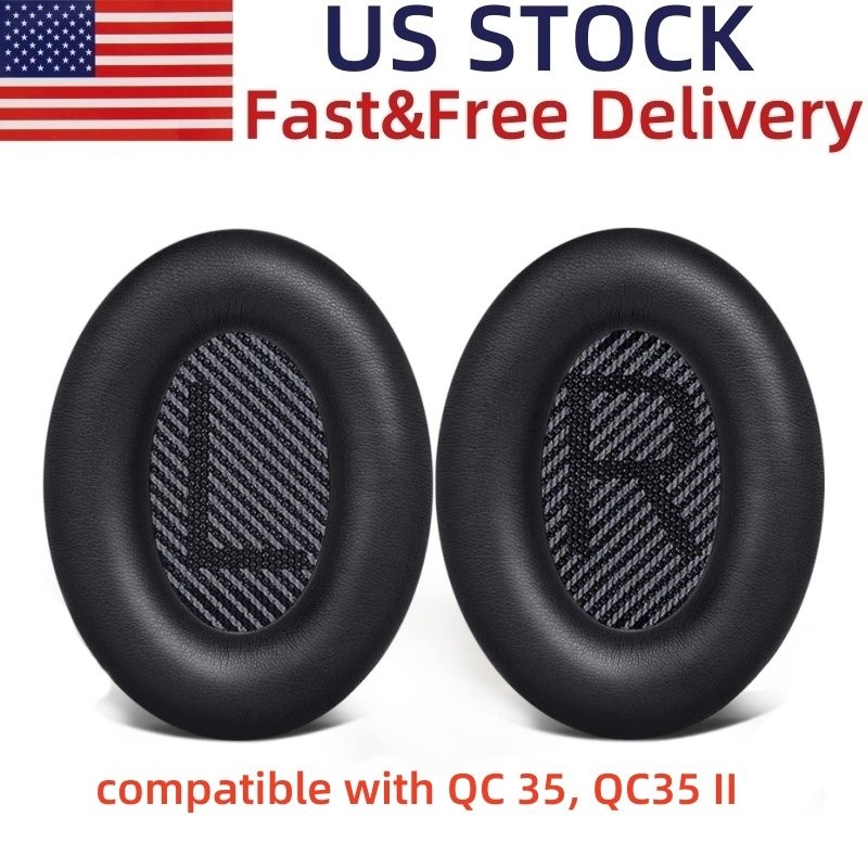 Replacement Ear Pads Cushion for Bose QuietComfort QC35/QC35 II Headphone Earpad