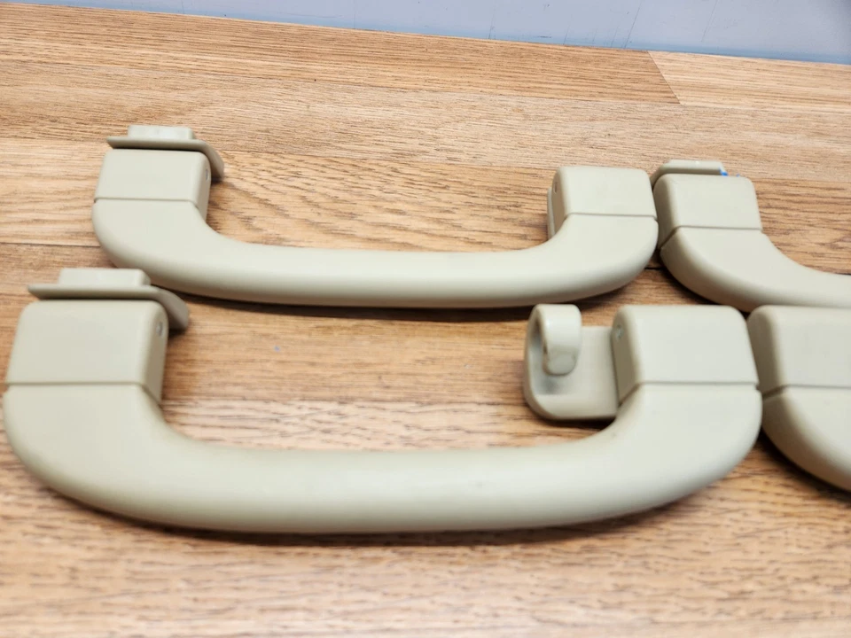 ✅ 97-03 OEM BMW E39 525i 528i 530i 540i Interior Techo Agarre Manijas SET Beige* Foto 4 de 4