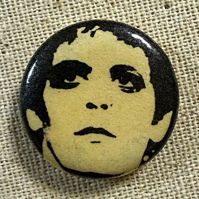 Lou Reed Transformer Album Art Pinback Button Music Memorabilia Mick Rock Photo