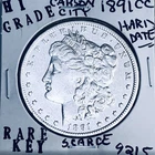 1891 CC MORGAN SILVER DOLLAR HI GRADE GENUINE U.S. MINT RARE KEY COIN 9215