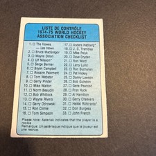 1974-75 O-Pee-Chee WHA Hockey Cards 7