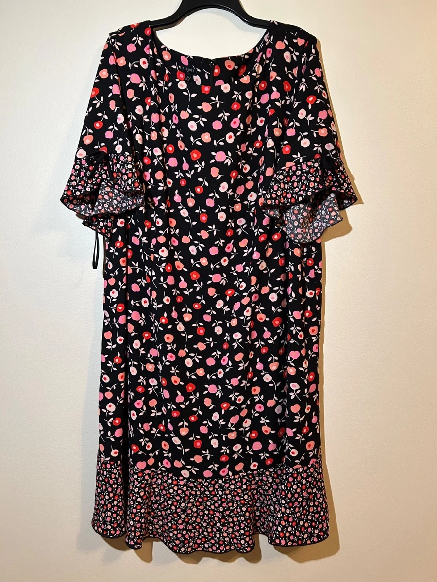 talbots dresses for fall Cascade Wrap Dress - Floral