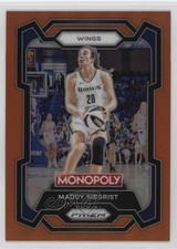 2024 Panini Prizm Monopoly WNBA Orange Prizm 38/124 Maddy Siegrist #59 0s2
