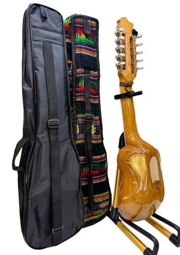 Charango boliviano ideale per musicisti avanzati 2 custodie, accordatore joyo, capotasto chitarra. - Foto 10 di 24