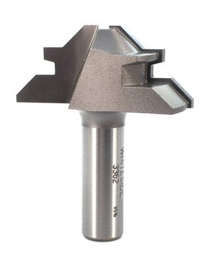 Whiteside Router Bits 3362 45-Degree Lock Miter with 2-Inch Large Diameter and 1