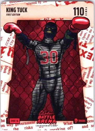 2026 Bo Jackson Battle Arena King Tuck 1st Edition Brawl Headliner Battlefoil