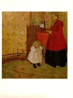 1974 Vintage VUILLARD "MOTHER AND CHILD" GORGEOUS COLOR offset Lithograph