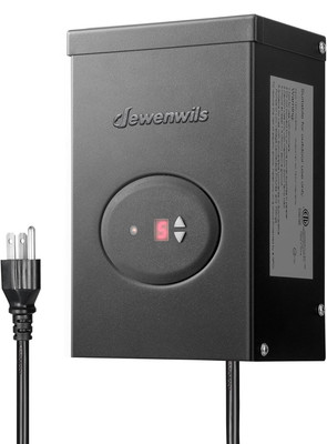 Landscape Transformer Input Voltage 120VAC, 60Hz Output 12VAC, Max Power 120W