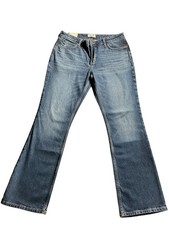 Wrangler Mid-Rise Bootcut Denim Jeans Blue Retro Regular Women