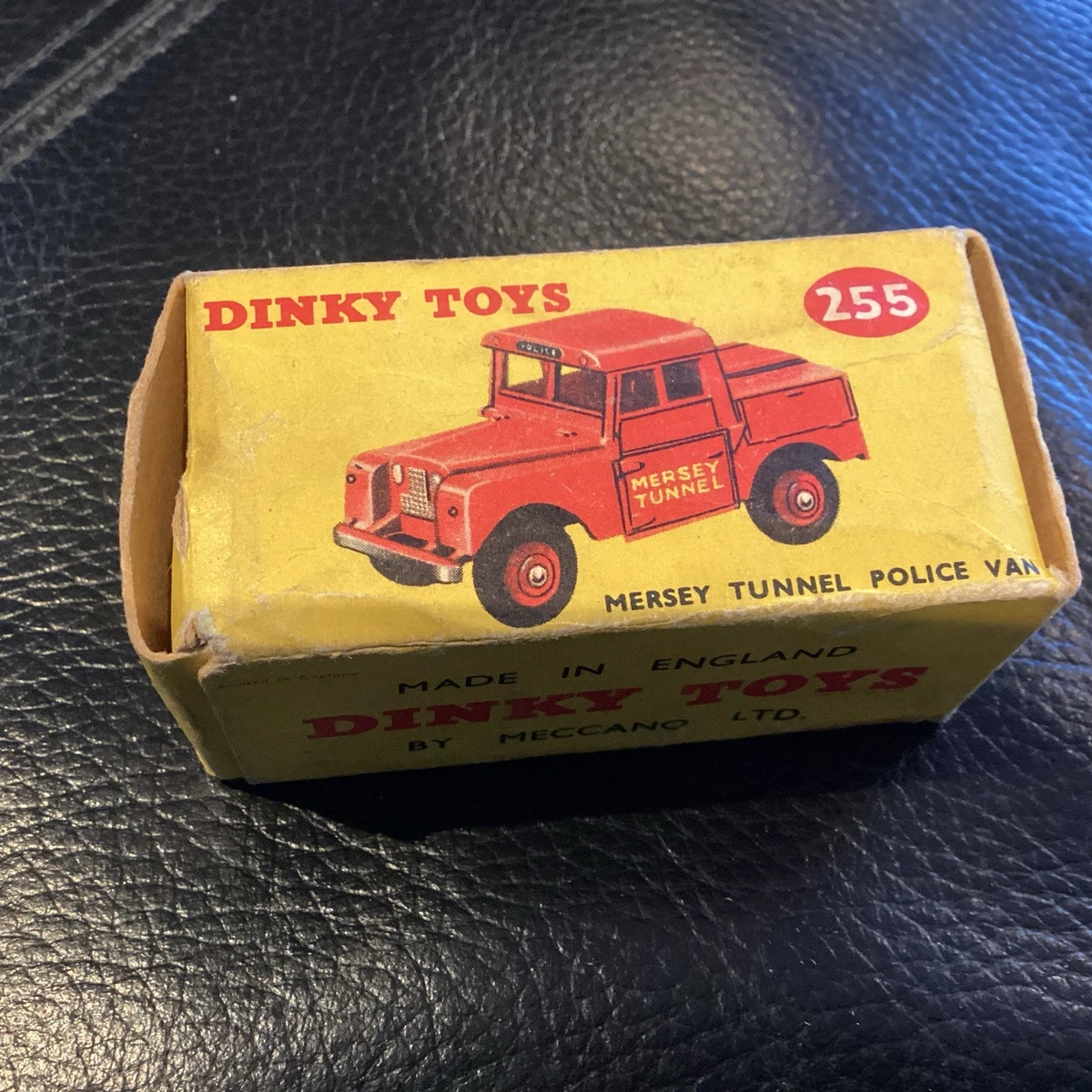 Dinky Toys 255 – Ford Zodiac Police Anglaise, Boîte D'origine, 1/43, Made In England