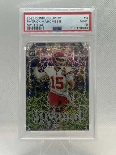 2023 Panini Donruss Optic - Mythical Patrick Mahomes II #3 PSA 9