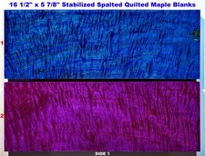 Outstanding Stabilized Quilted Maple Blanks ~ 16" x 6~" x1~" and up, priced each