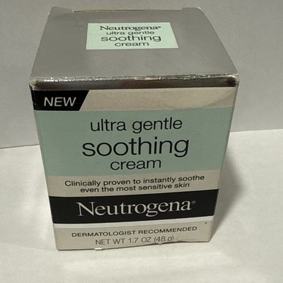 NEUTROGENA ULTRA GENTLE SOOTHING CREAM SENSITIVE SKIN 1.7oz. NEW