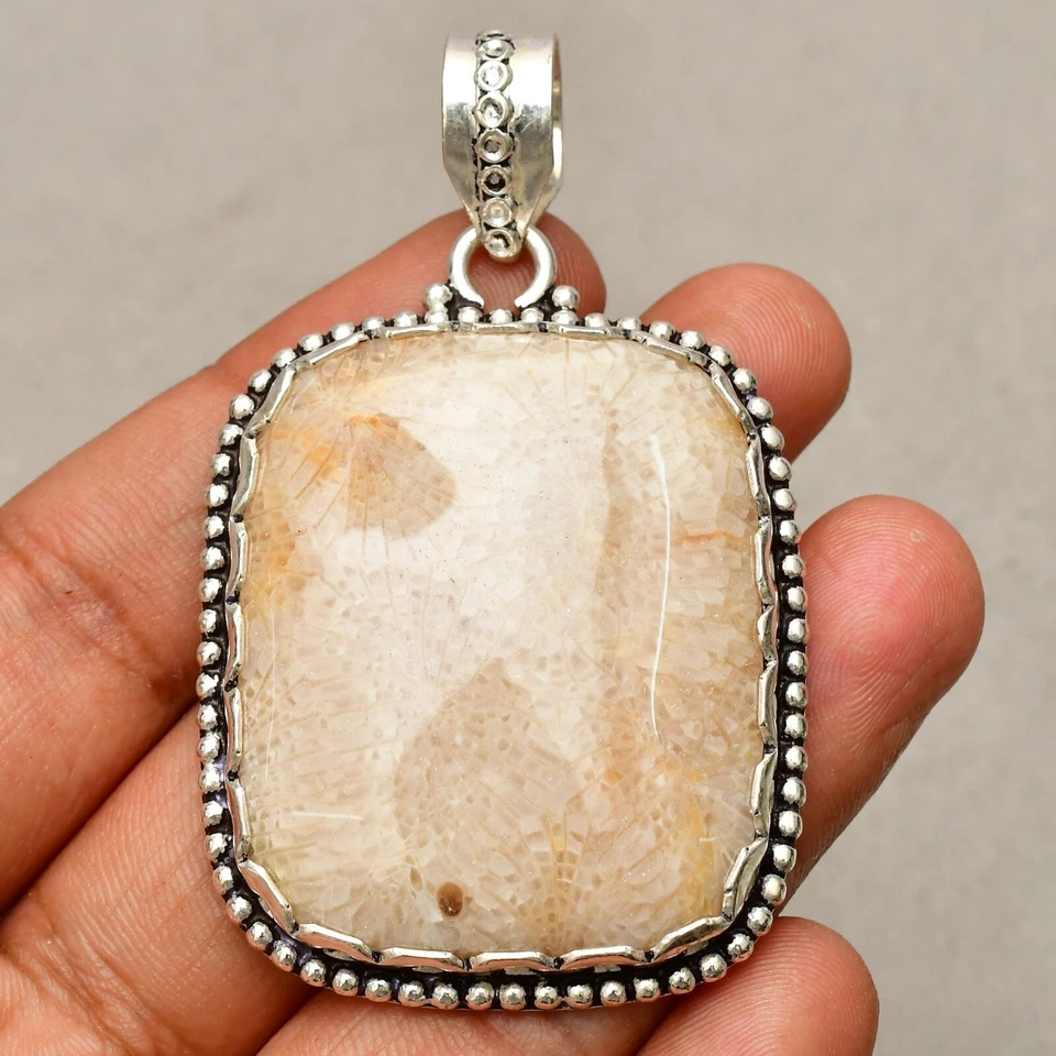 Ciondolo gioiello fatto a mano in argento sterling 925 con pietra preziosa... - Immagine 3 di 4