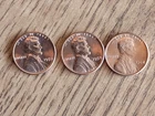 3 Uncir Historic cents  1958 last wheat, 1959 first memorial, 1982  last  copper