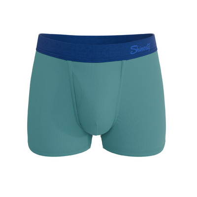 Shinesty ''The Curacao'' Teal Ball Hammock  Pouch Trunks Underwear for Men