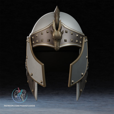 Skyrim Blade's Helmet Cosplay Prop