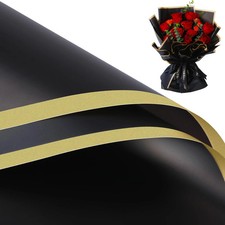 Korean Floral Wrapping Paper - 15 Sheets Waterproof Flower Wrap for Bouquets  G