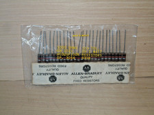 25 Vintage Allen Bradley Carbon Composite 1k ohm 10% 1W Resistors NOS
