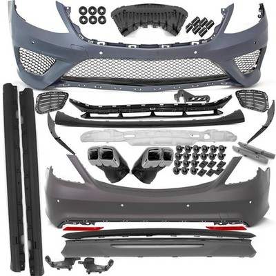 Mercedes W222 Bodykit Stoßstange Vorne Hinten Schweller + Zubehör für S63 AMG
