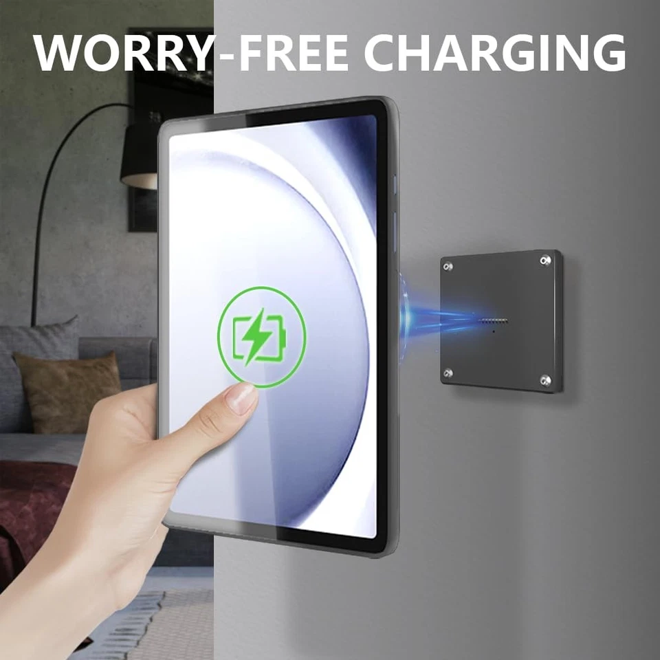Wall Mount Charging Kit for Samsung Galaxy Tab A9 Plus 11in Magnetic Wall Doc... - Image 2 of 4