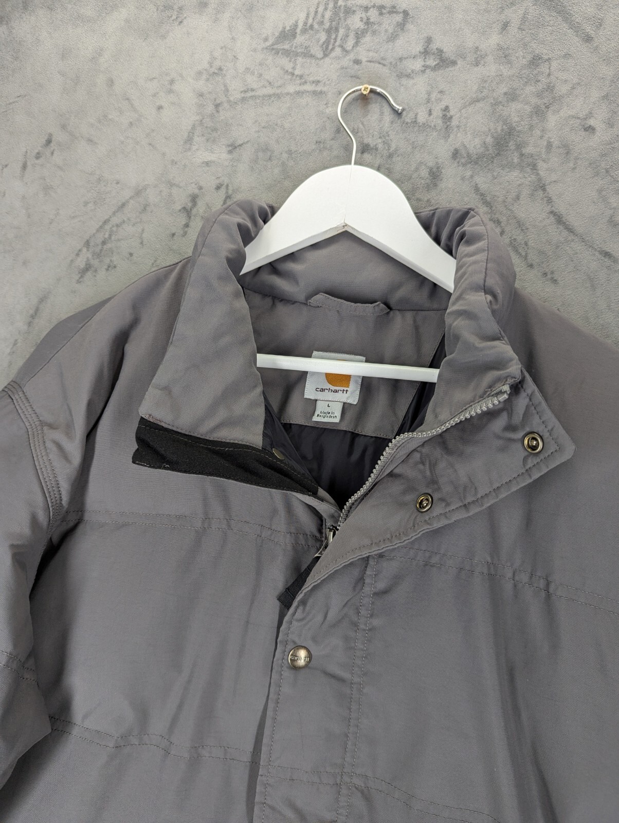 Carhartt Puffer Jacket Size Large Relaxed Fit Feather & Down Kalkaska Nylon Rain image 7