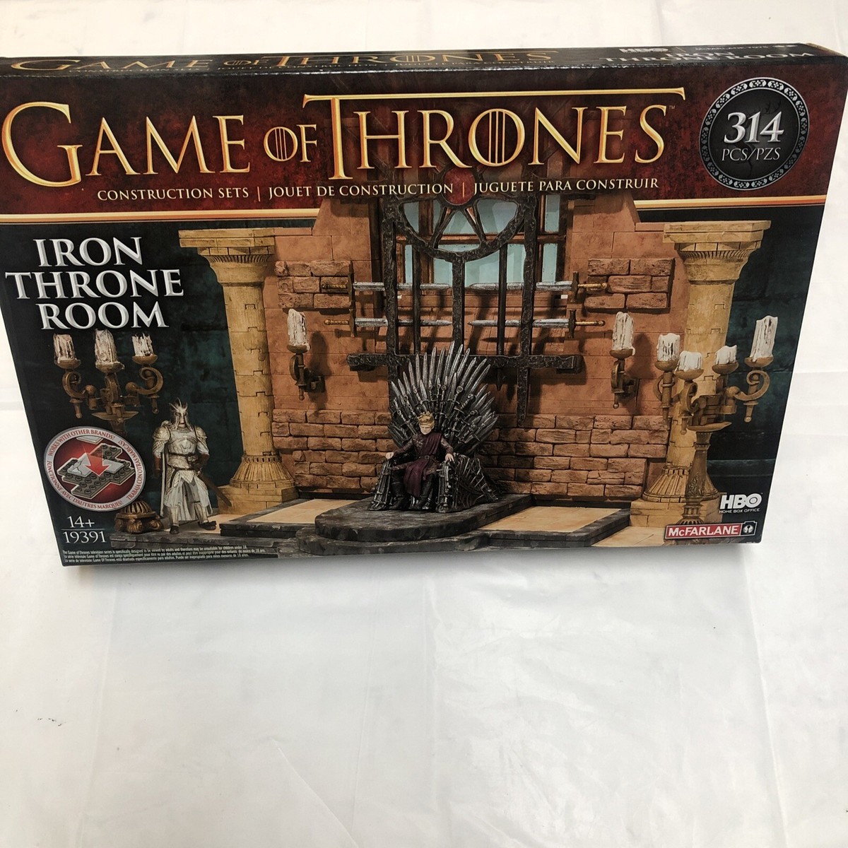 GAME OF THRONES: IRON THRONE ROOM - jeu de construction, McFarlane, mcf19391 - La Marque Zone