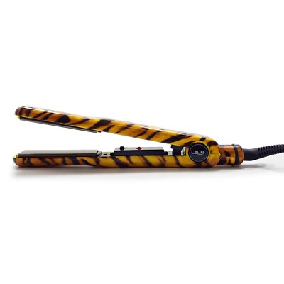 ISO Beauty Turbo Silk 1  Animal Print Titanium Plates Hair Straightener