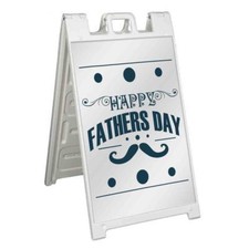 HAPPY FATHER'S DAY Signicade 24x36 Aframe Sidewalk Sign Banner Decal DAD