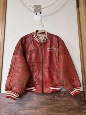 AVIREX American Classicsレザージャケット Avirex Authentic Varsity Leather Jacket American Classics Size S
