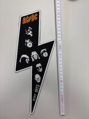 AC/DC  Patch (M169a) Angus Mal Phil Brian Cliff BON flash 30 cm  ungebraucht Neu