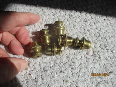 4 Anciens glands / embouts / pompons cordon de rideaux