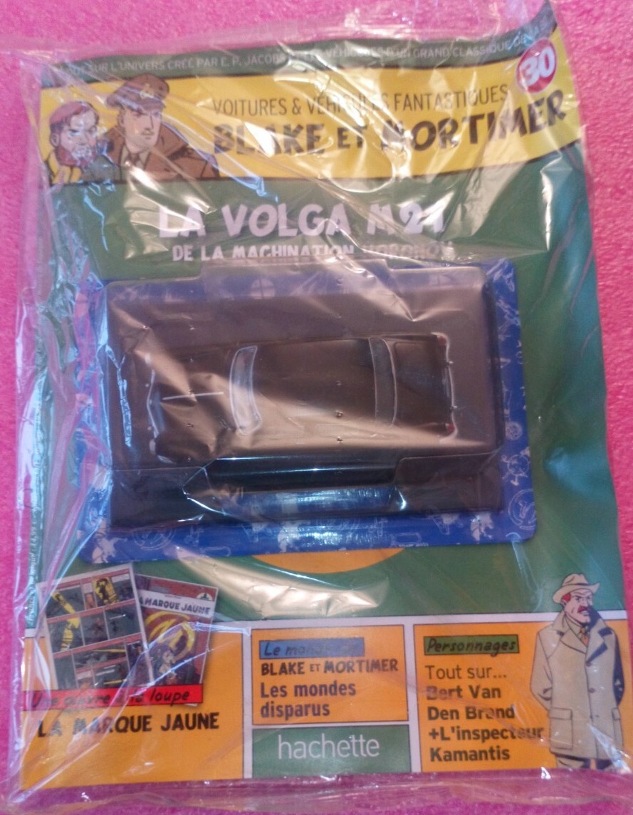 Voiture Miniature Blake Et Mortimer - La Volga M21 Noire échelle 1/43 N°30 (2012)