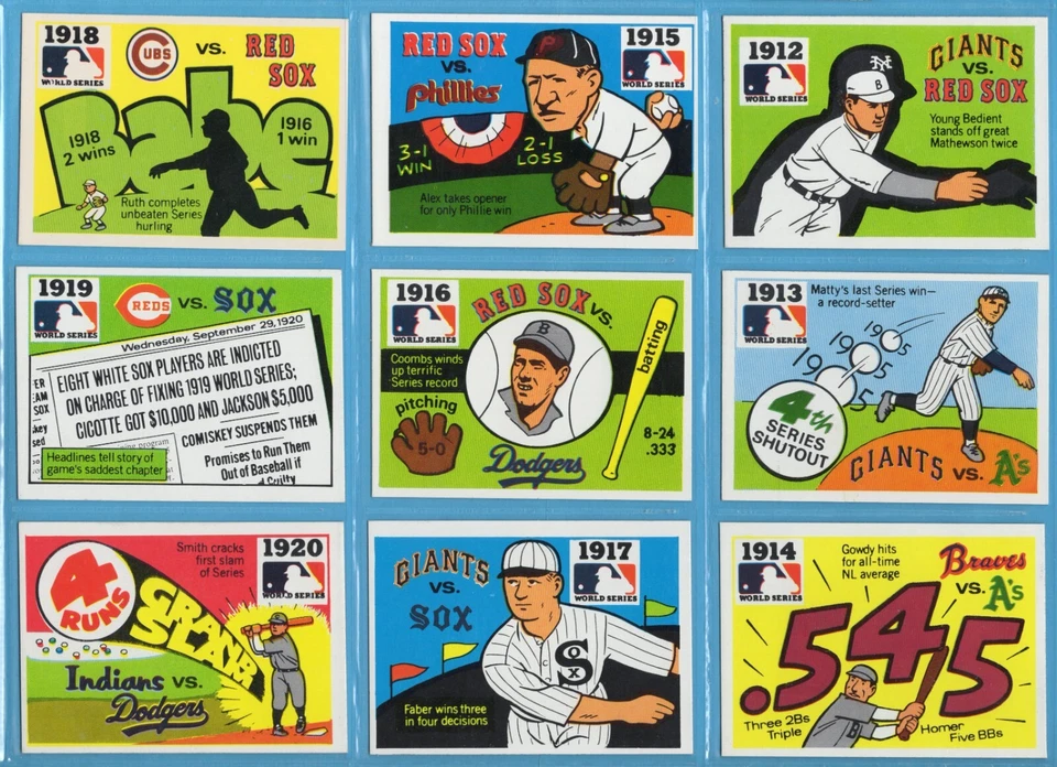 1971 Fleer Laughlin 世界系列卡全套近乎完好惊人套装! 销售价格! — 第 2/4 张图片