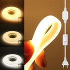 230V COB Neon LED Streifen Flex Schlauch Stripe Lichtband Wasserdicht Außen DE