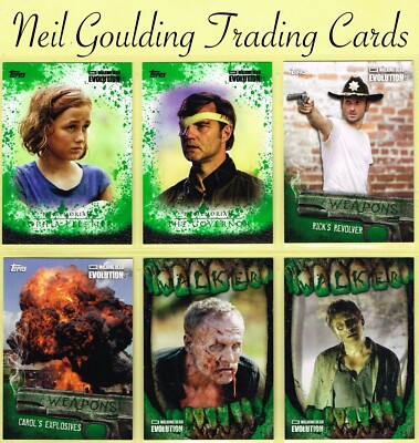 Topps   WALKING DEAD EVOLUTION - GREEN PARALLEL #/25   Chase Karten