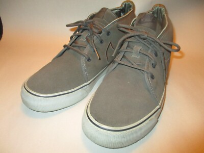 Nike Toki Men 8.5 Brown Faux Suede Cushioned Ankle High Lace Up Comfort Sneakers