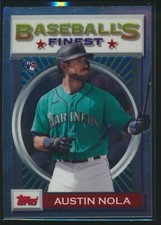 2020 Topps Baseball's Finest Flashbacks #132 Austin Nola RC Rookie Mariners