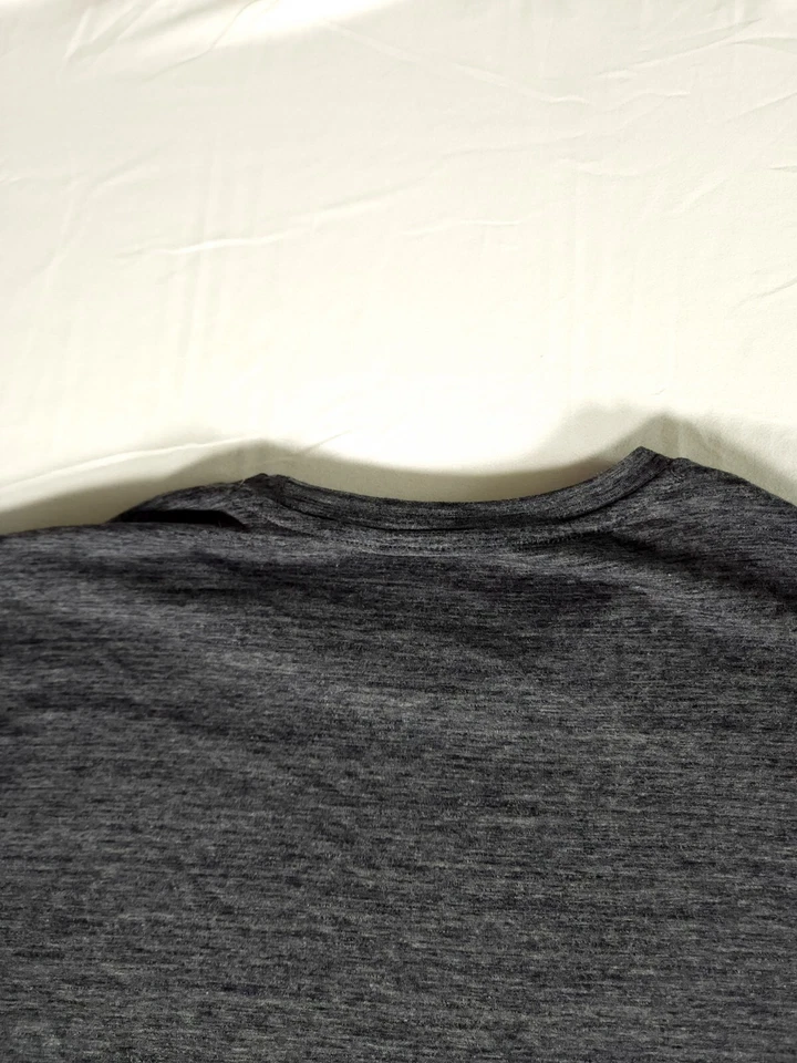 Рубашка мужская с коротким рукавом Athletic Works взрослая серая XL (46-48) - Изображение 4 из 4