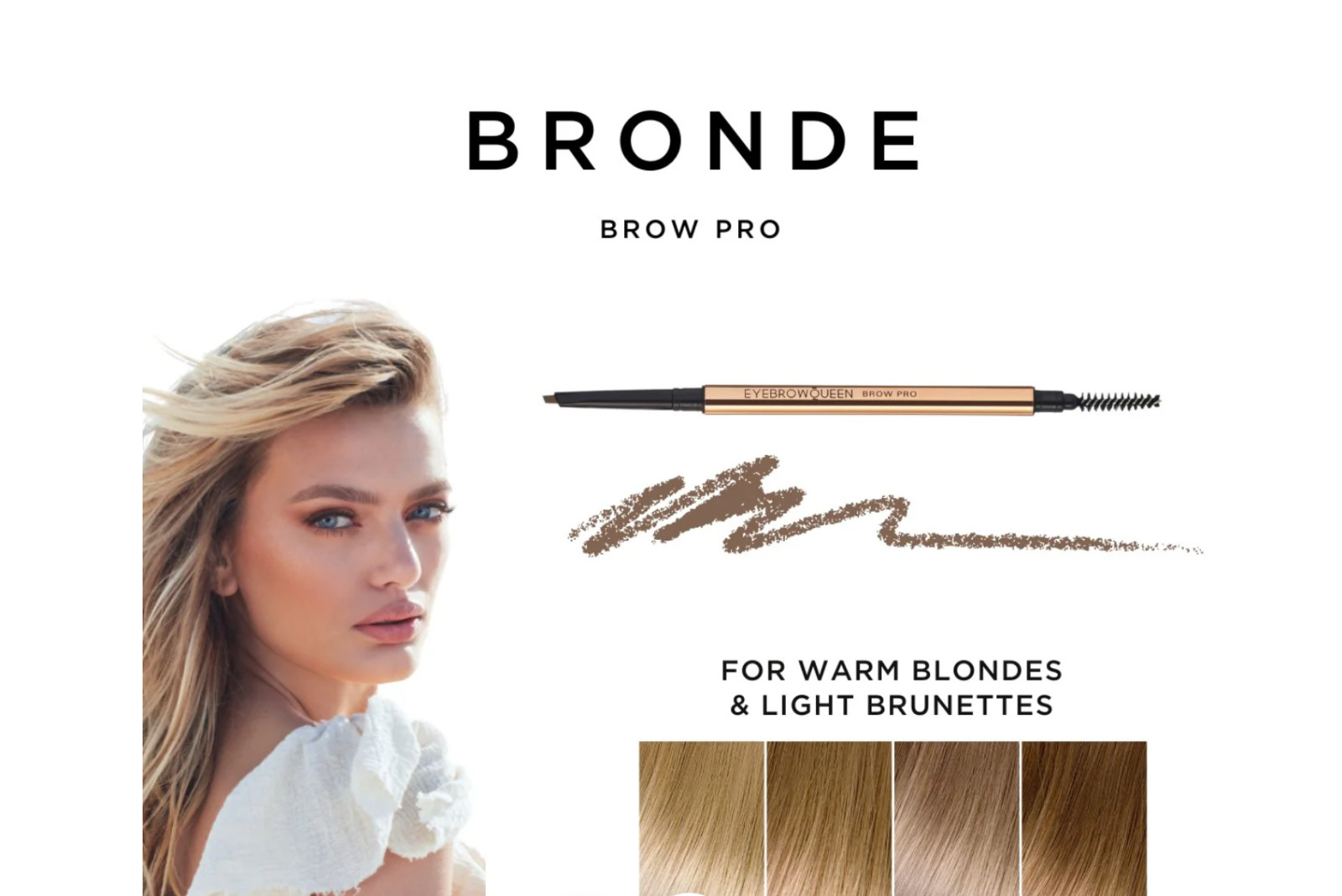 Eyebrow Queen Brow Pro Best selling ultra fine eyebrow pencil. Choose shade