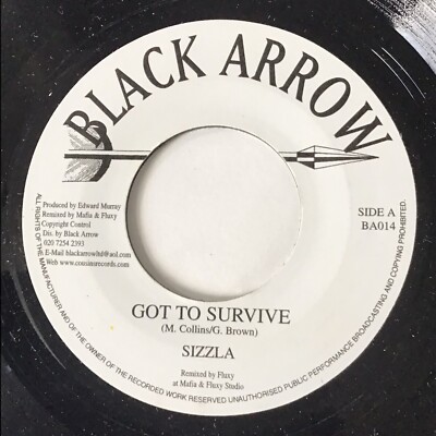 Reggae - Sizzla - Got To Survive / Version - Mafia & Fluxy  - Mint