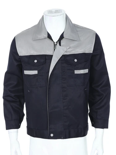 Women Men Long Sleeve Work Coat Pocket Shirts Workshop Mechanic Uniform Workwear - Bild 73 von 104
