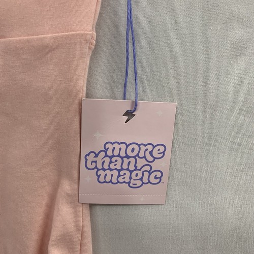 NEW WITH TAG MORE THAN MAGIC GIRLS LIGHT PINK DANCE STRAPS LEOTARD SIZE L 10/12 - Picture 7 of 11