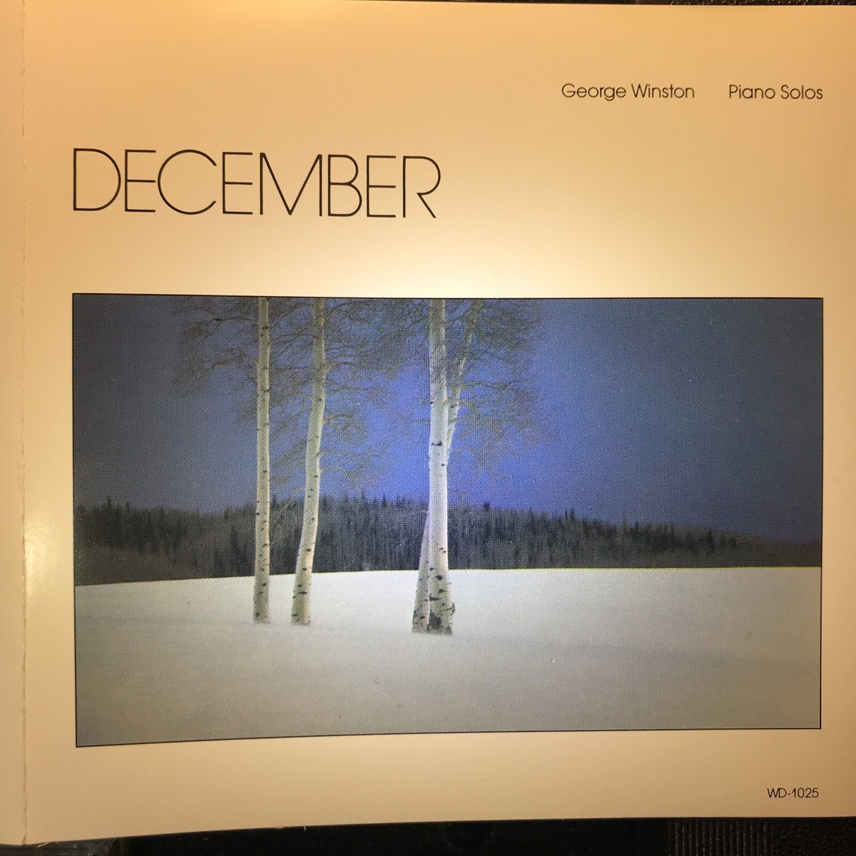 George Winston December Piano Solos Windham Hill Records