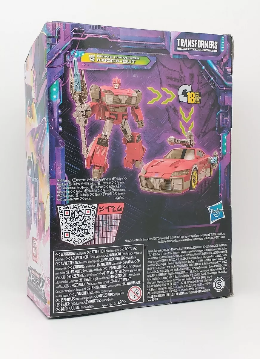 Transformers Generations Legacy - Figurine Deluxe Class 2022 Prime Universe  Knock-Out 14 cm - Figurines - LDLC