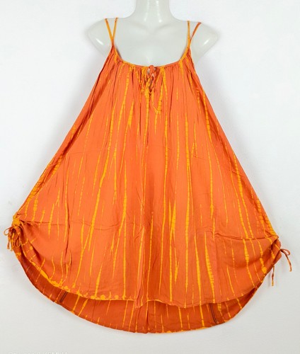 Ladies Tie Dye Double Straps Dress Spiral Sundress Bohemian Peasant Plus Size DB - Picture 106 of 149