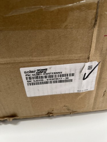 SOLAREDGE SE5K 5KW 5000W 3 PHASE INVERTER NO LCD SE5K-RW0TEBNN4 *BOXED*UK - Picture 9 of 9